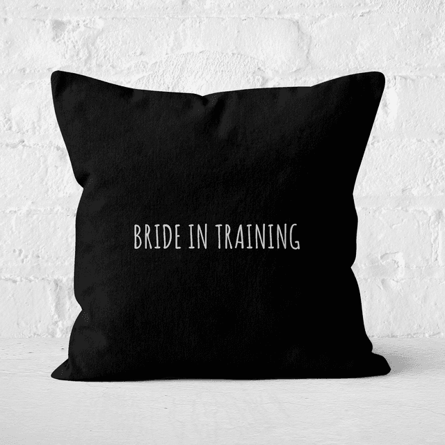 Bride In Training Square Cushion - 50x50cm - Soft Touch on Productcaster.