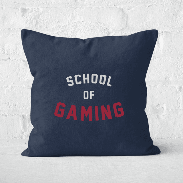 School Of Gaming Square Cushion - 50x50cm - Soft Touch on Productcaster.