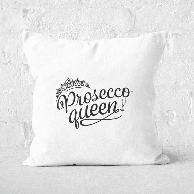 Prosecco Queen Square Cushion - 40x40cm - Soft Touch on Productcaster.