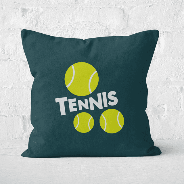 Tennis Balls Square Cushion - 60x60cm - Soft Touch on Productcaster.