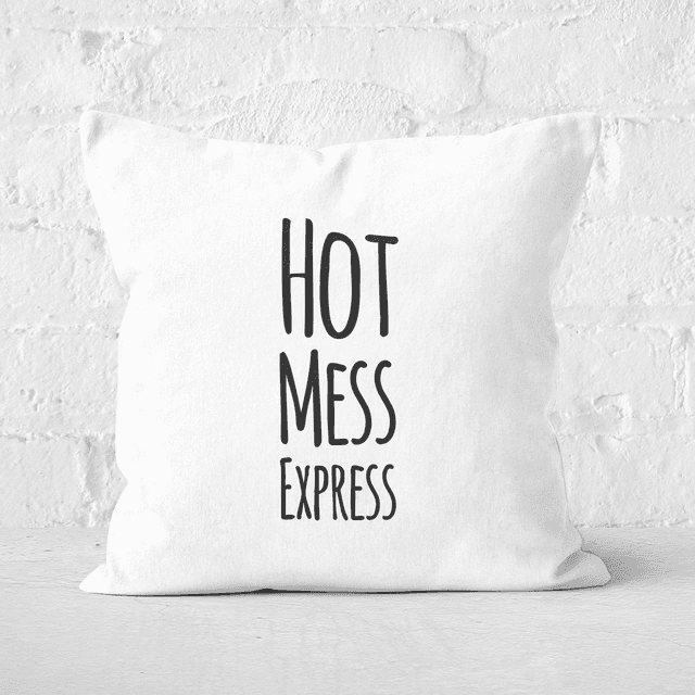 Hot Mess Express Square Cushion - 50x50cm - Soft Touch on Productcaster.