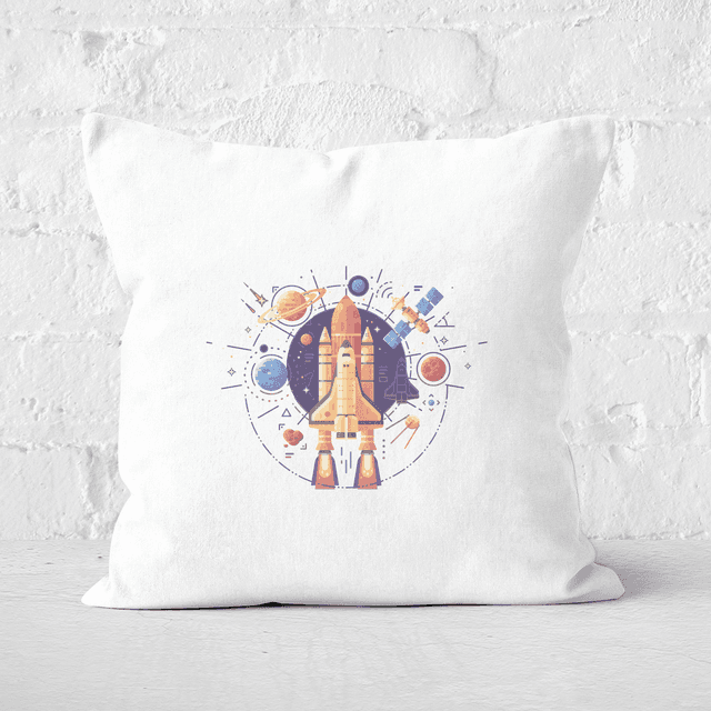 Blast Off Square Cushion - 60x60cm - Soft Touch on Productcaster.