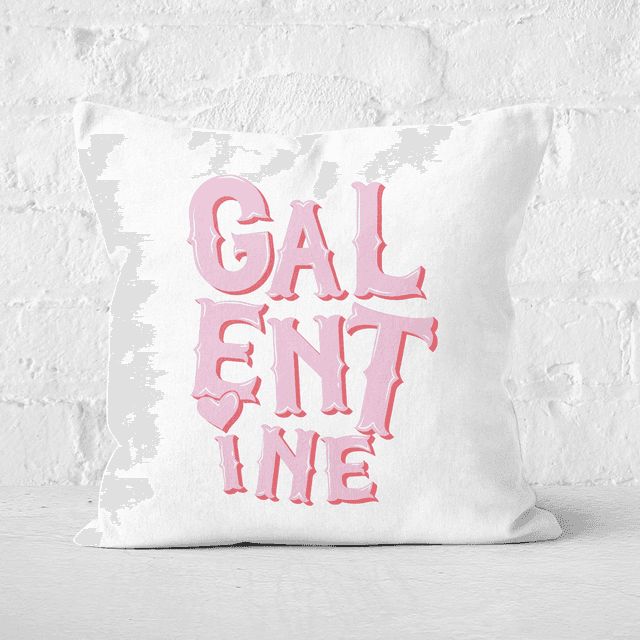 Pressed Flowers Galentine Square Cushion - 60x60cm - Soft Touch on Productcaster.