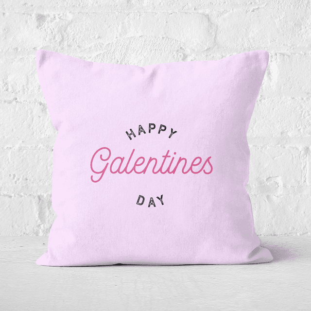 Happy Galentine's Day Square Cushion - 60x60cm - Soft Touch on Productcaster.