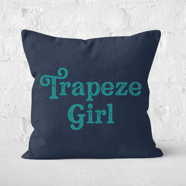 Pressed Flowers Trapeze Girl Square Cushion - 40x40cm - Soft Touch on Productcaster.