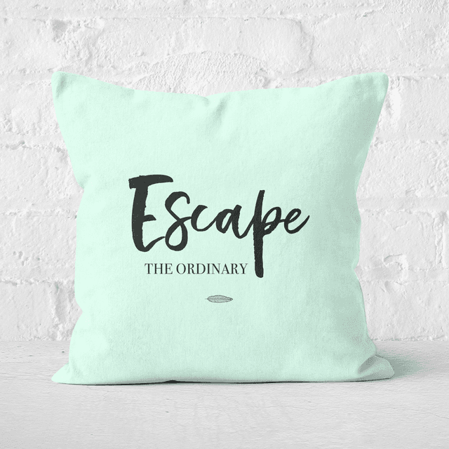 Escape The Ordinary Square Cushion - 60x60cm - Soft Touch on Productcaster.