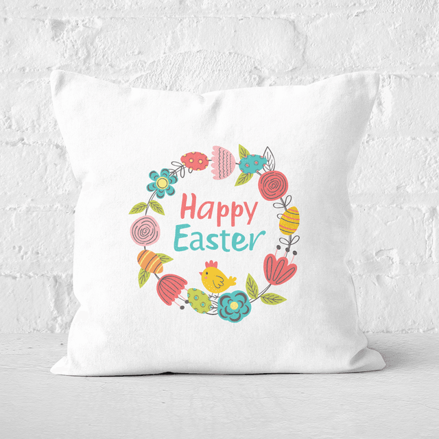 Pressed Flowers Easter Reef Square Cushion - 60x60cm - Soft Touch on Productcaster.