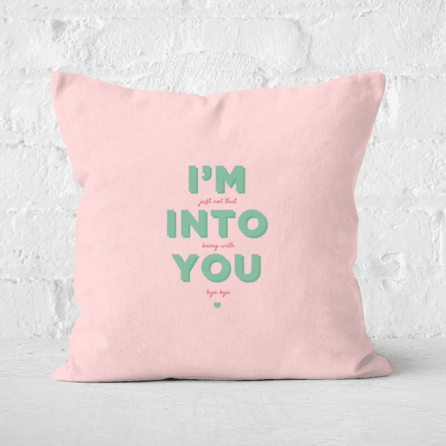 I'm Into You Square Cushion - 60x60cm - Soft Touch on Productcaster.