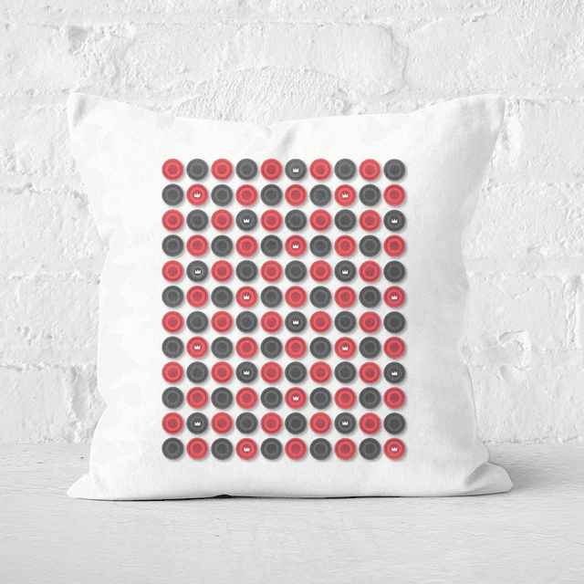 Checkers Pattern Square Cushion - 60x60cm - Soft Touch on Productcaster.