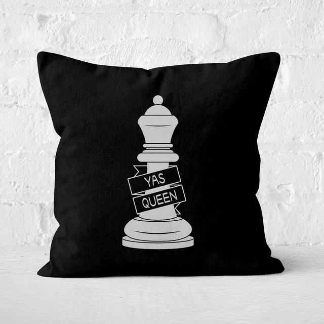 Queen Chess Piece Yas Queen Square Cushion - 60x60cm - Soft Touch on Productcaster.