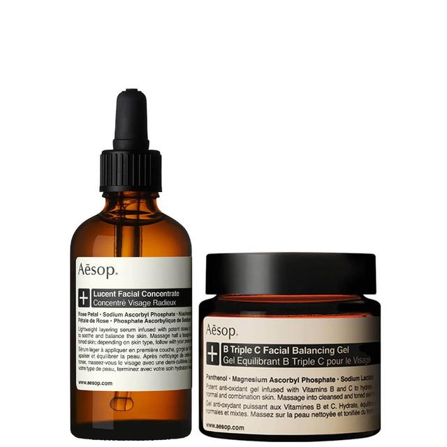 Aesop Lucent Concentrate and Triple C Balancing Gel Duo (Worth £170.00) on Productcaster.