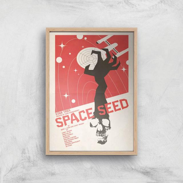 Giclee de Space Seed - A3 - Wooden Frame on Productcaster.