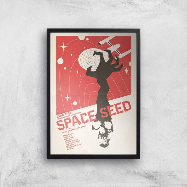 Giclee de Space Seed - A3 - Black Frame on Productcaster.