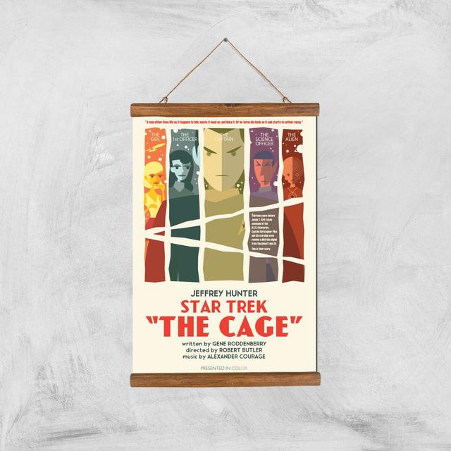 The Cage Giclee - A3 - Trähängare i trä on Productcaster.