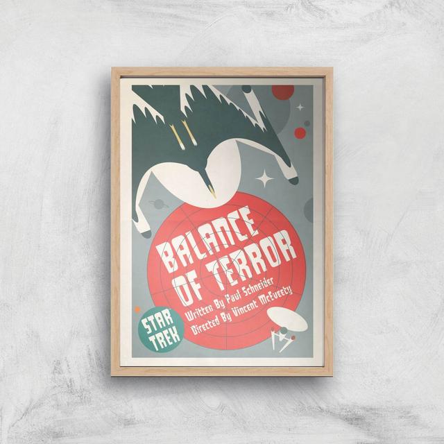 Giclee de Balance Of Terror - A4 - Wooden Frame on Productcaster.