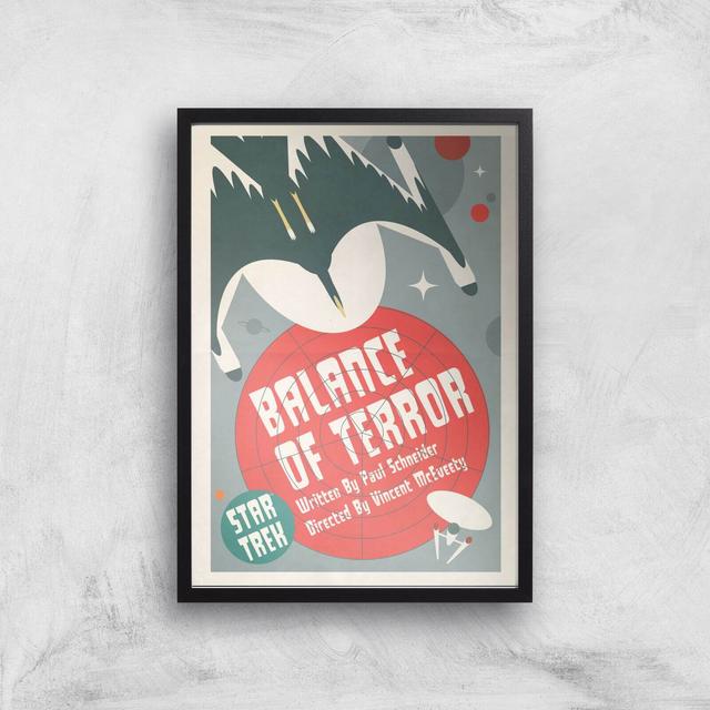 Balance Of Terror Giclee - A3 - Black Frame on Productcaster.