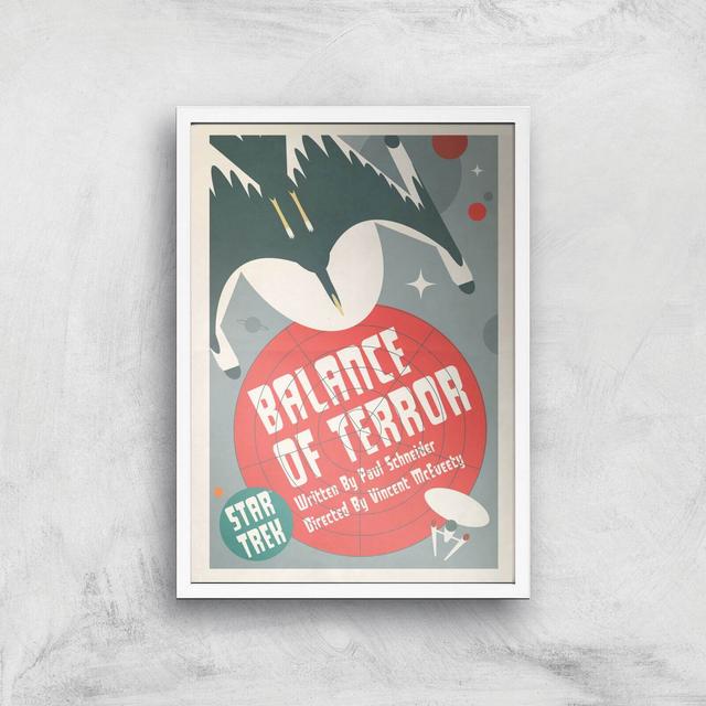 Giclee de Balance Of Terror - A2 - White Frame on Productcaster.