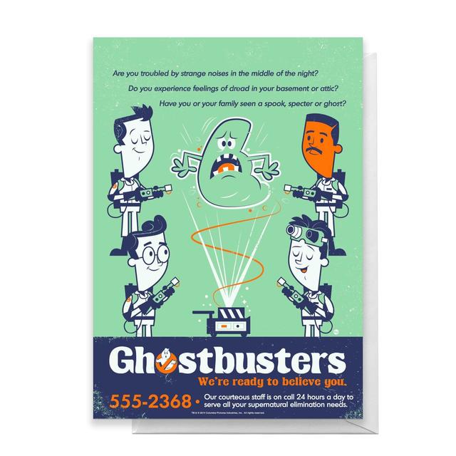 Ghostbusters We Believe You Greetings Card - Standard Card on Productcaster.