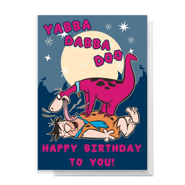 Flintstones Happy Birthday Greetings Card - Standard Card on Productcaster.