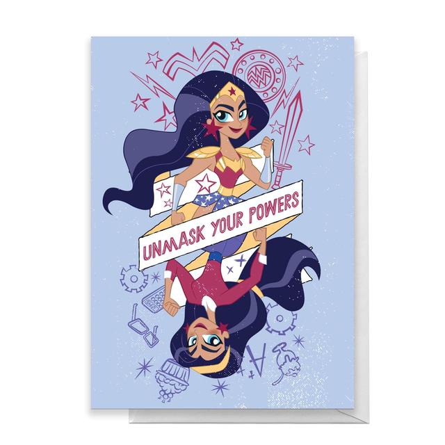 Wonder Woman Powers Happy Birthday Greetings Card - Standard Card on Productcaster.