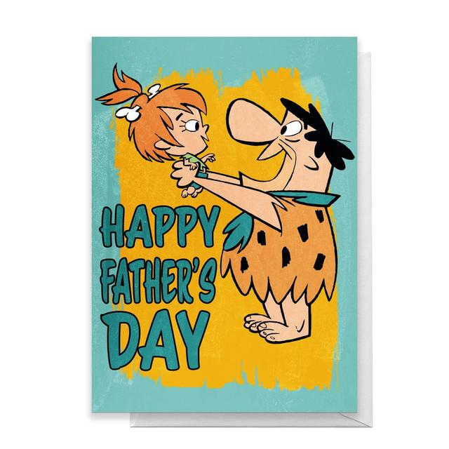 Flintstones Happy Father's Day Greetings Card - Large Card on Productcaster.