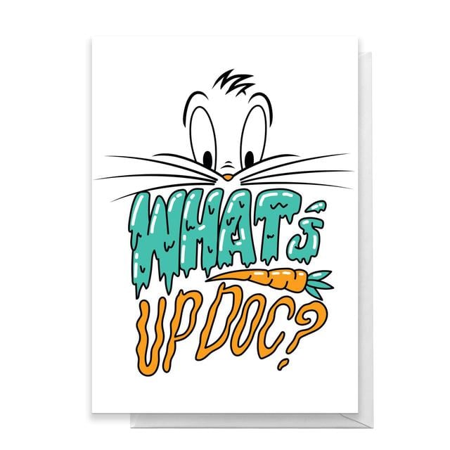 Looney Tunes What's Up Doc? Greetings Card - Large Card on Productcaster.