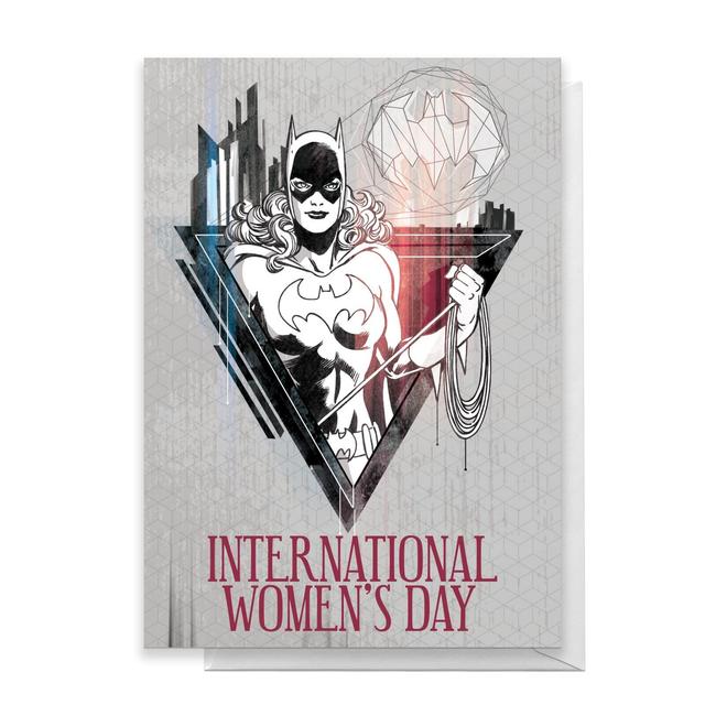 BatGirl International Women's Day Greetings Card - Large Card on Productcaster.