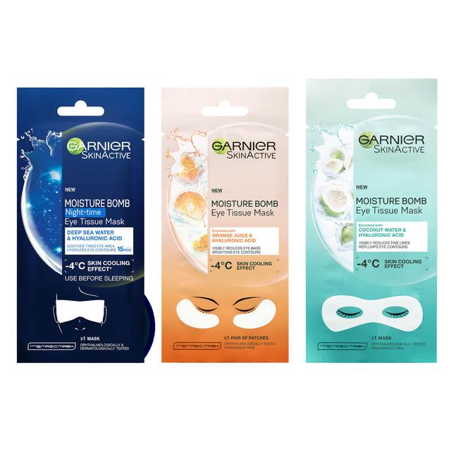 Garnier Eye Tissue Mask Tired Eyes Bundle Trio on Productcaster.