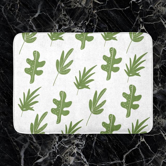 Multi Leaves Bath Mat on Productcaster.