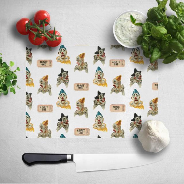 Circus Clown Pattern Chopping Board on Productcaster.