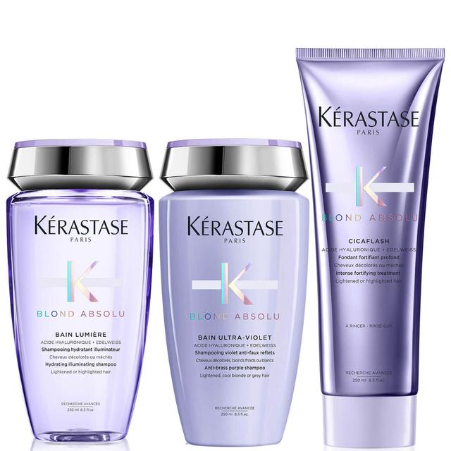 Kérastase Blond Absolu Shine, Strength and Neutralising Trio on Productcaster.