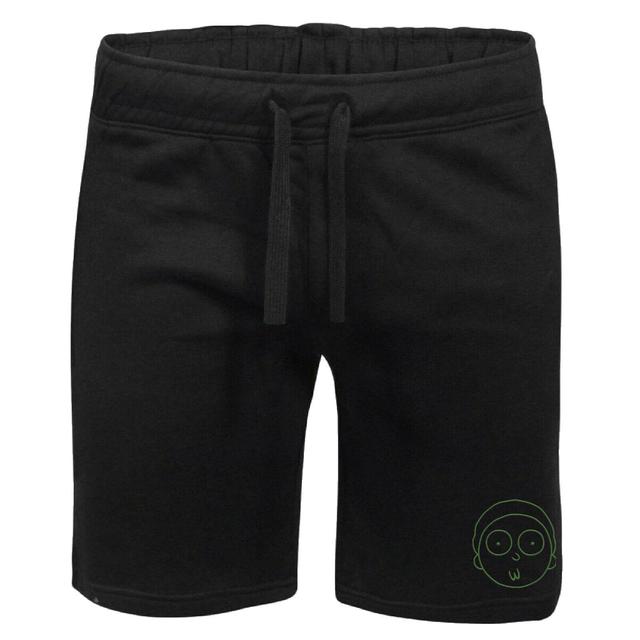 Rick and Morty Morty Embroidered Unisex Jogger Shorts - Black - M on Productcaster.