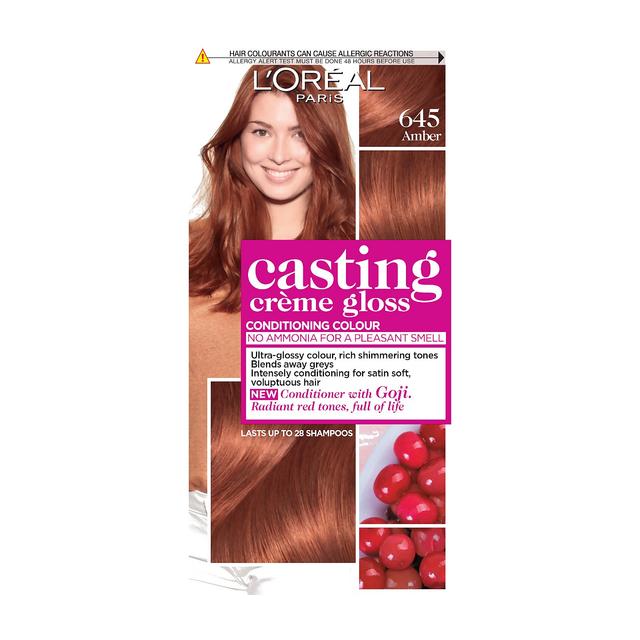 L'Oréal Paris Casting Crème Gloss Semi-Permanent Hair Dye (Various Shades) - 645 Amber Brown on Productcaster.