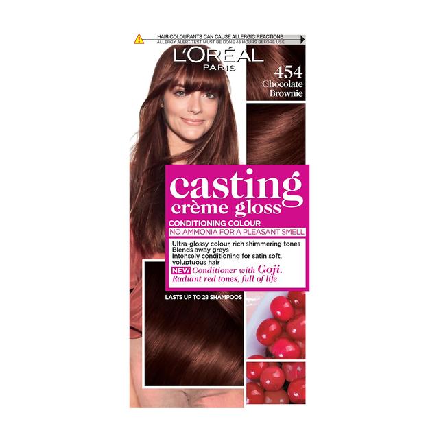 L'Oréal Paris Casting Crème Gloss Semi-Permanent Hair Dye (Various Shades) - 454 Chocolate Brownie on Productcaster.