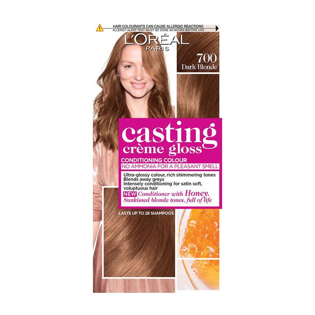 L'Oréal Paris Casting Crème Gloss Semi-Permanent Hair Dye (Various Shades) - 700 Dark Blonde on Productcaster.