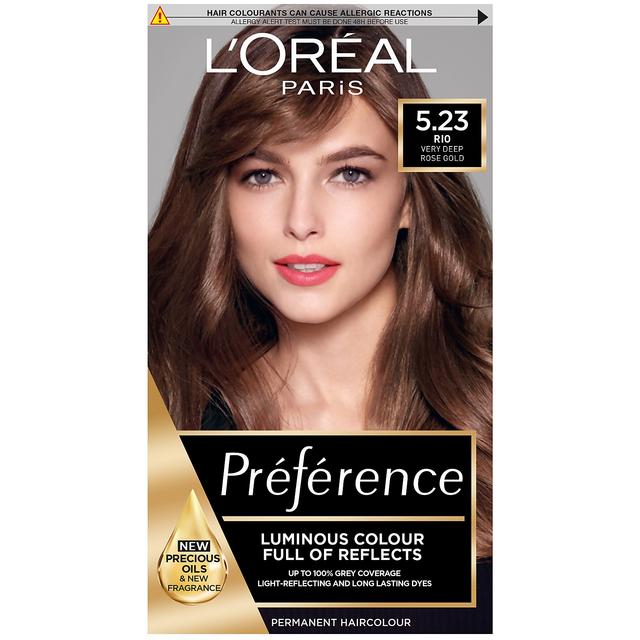 L'Oréal Paris Préférence Infinia Hair Dye (Various Shades) - 5.23 Chocolate Rose Gold Brown on Productcaster.