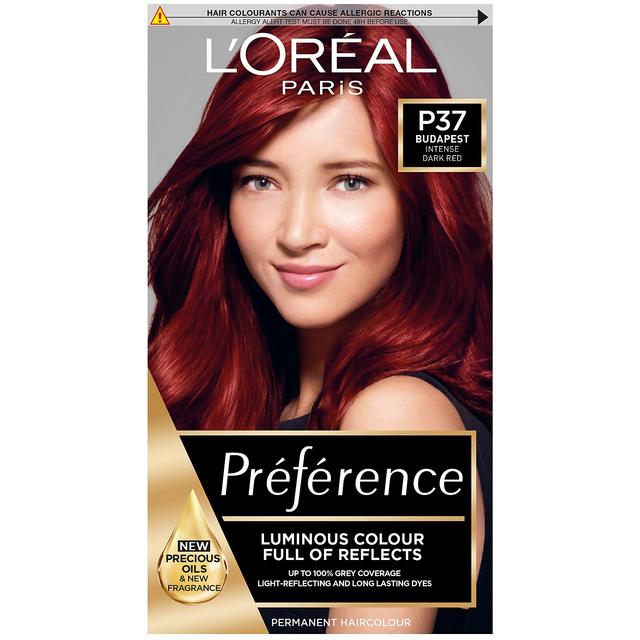 L'Oréal Paris Préférence Infinia Hair Dye (Various Shades) - 3.66 Dark Red Ultra Violet on Productcaster.