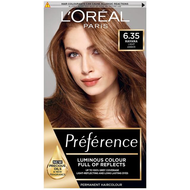 L'Oréal Paris Préférence Infinia Hair Dye (Various Shades) - 6.35 Havana Golden Mahogany Light Brown on Productcaster.