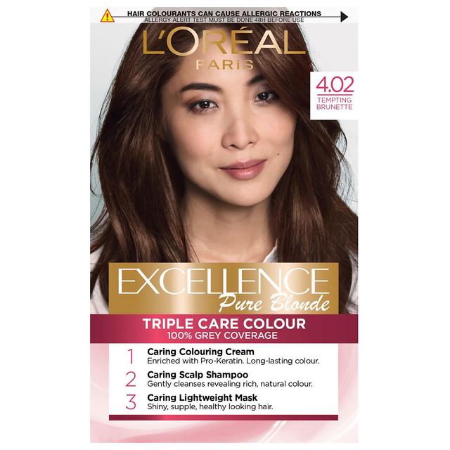 L'Oréal Paris Excellence Crème Permanent Hair Dye (Various Shades) - 4.02 Tempting Brunette on Productcaster.