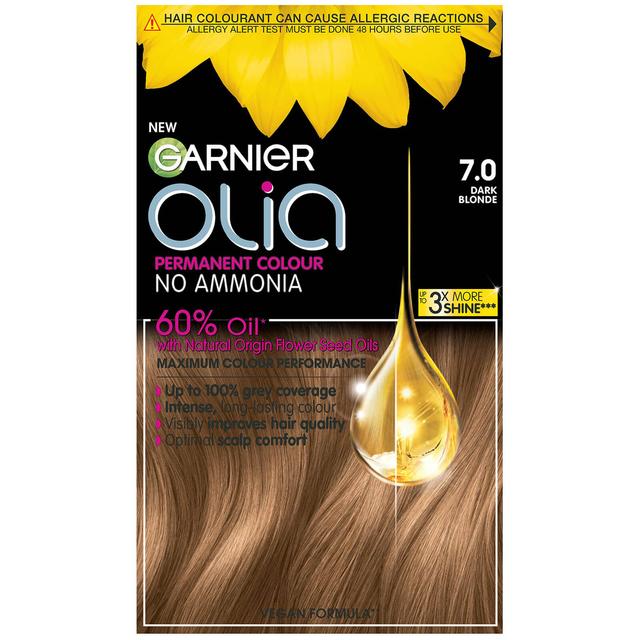 Garnier Olia Permanent Hair Dye (Various Shades) - 7.0 Dark Blonde on Productcaster.