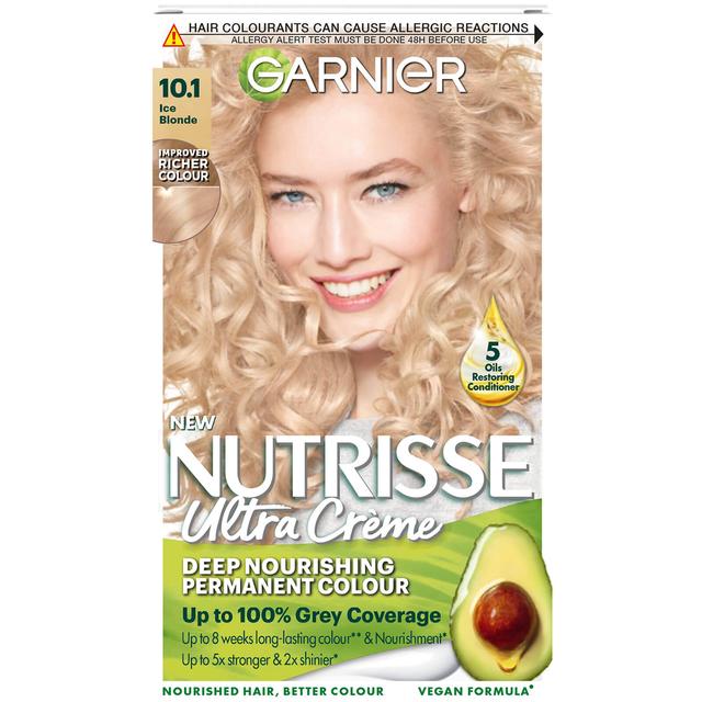 Garnier Nutrisse Permanent Hair Dye (Various Shades) - 10.1 Ice Blonde on Productcaster.