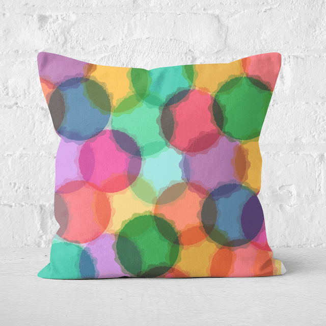 Macaron Feast Square Cushion - 40x40cm - Soft Touch on Productcaster.