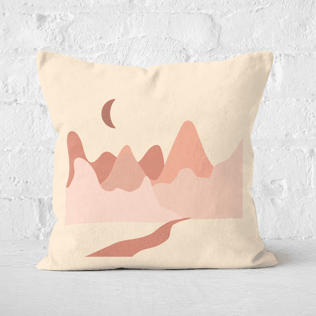 The Hills Square Cushion - 50x50cm - Soft Touch on Productcaster.