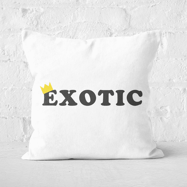 Exotic King Square Cushion - 50x50cm - Soft Touch on Productcaster.