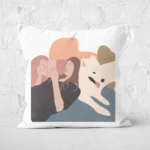 Reading Buddies Square Cushion - 50x50cm - Soft Touch on Productcaster.