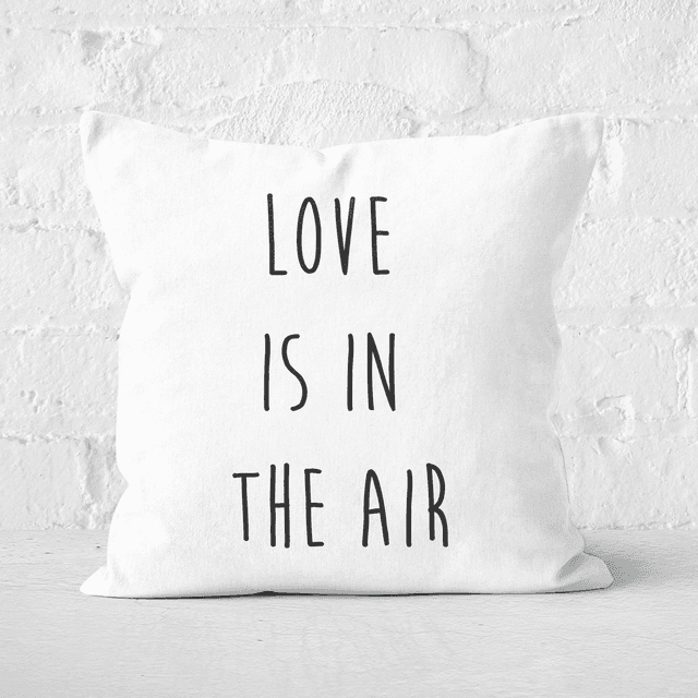 Love Is In The Air Square Cushion - 60x60cm - Soft Touch on Productcaster.