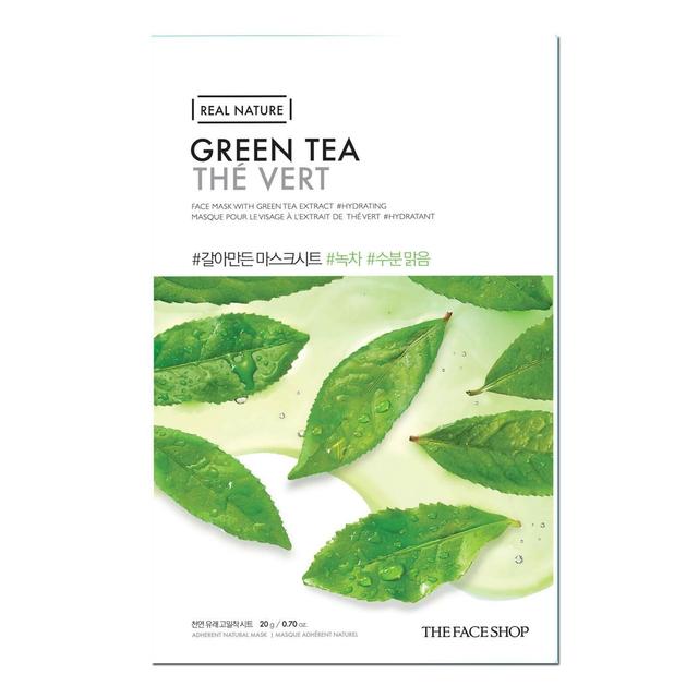 THE FACE SHOP Real Nature Sheet Mask Green Tea on Productcaster.