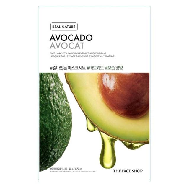 THE FACE SHOP Real Nature Sheet Mask Avocado on Productcaster.