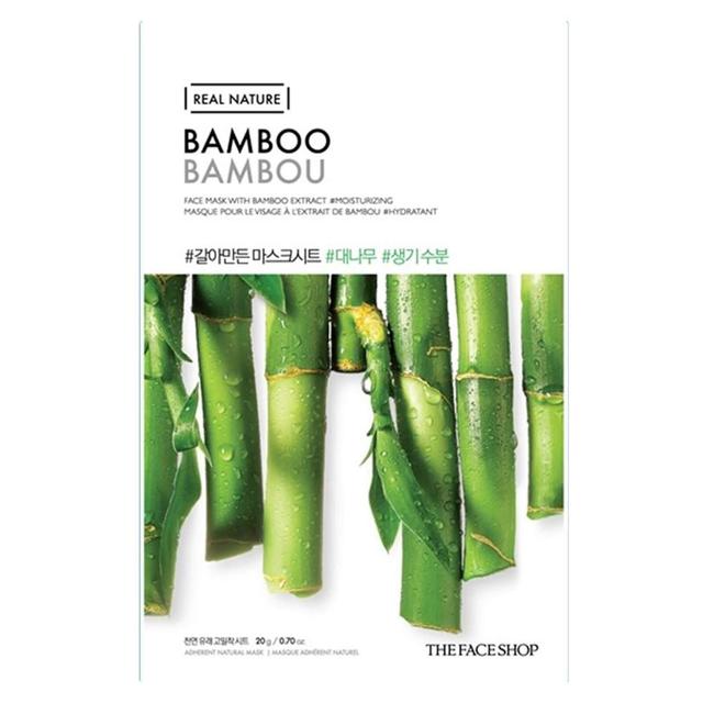 THE FACE SHOP Real Nature Sheet Mask Bamboo on Productcaster.