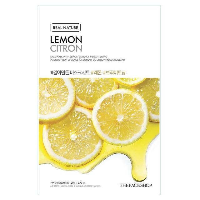 THE FACE SHOP Real Nature Sheet Mask Lemon on Productcaster.